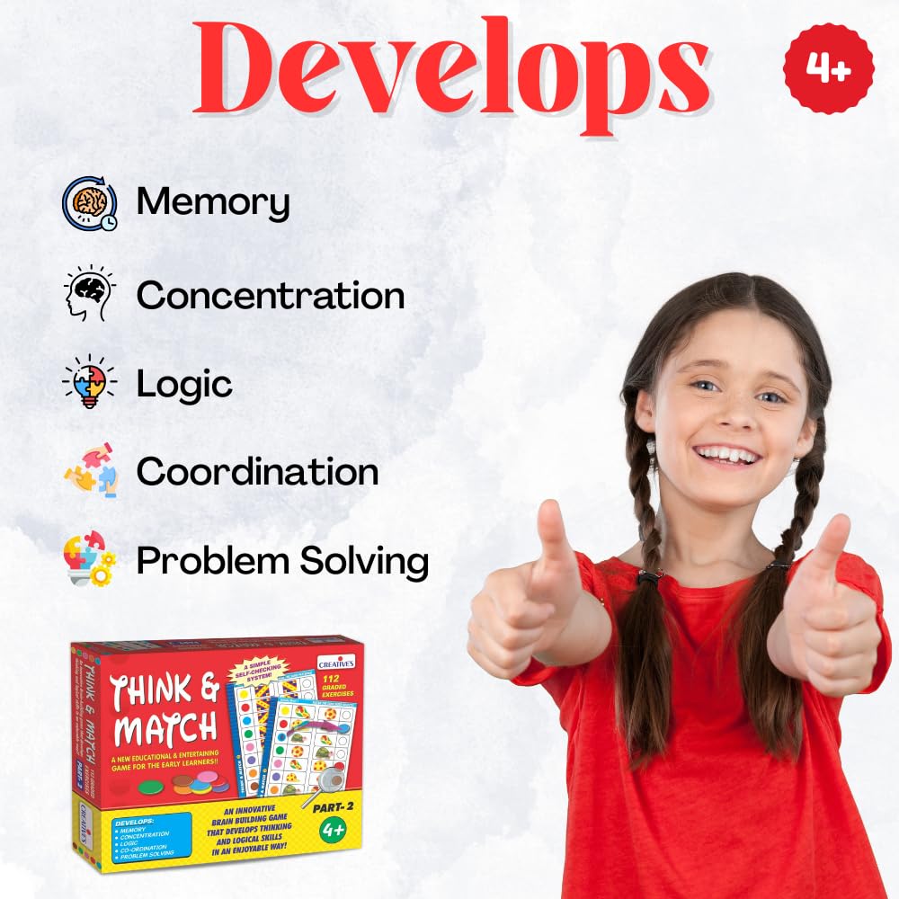 CRAZY CAJUN. Creative Educational Creative Pre-School Think and Match -II Cards