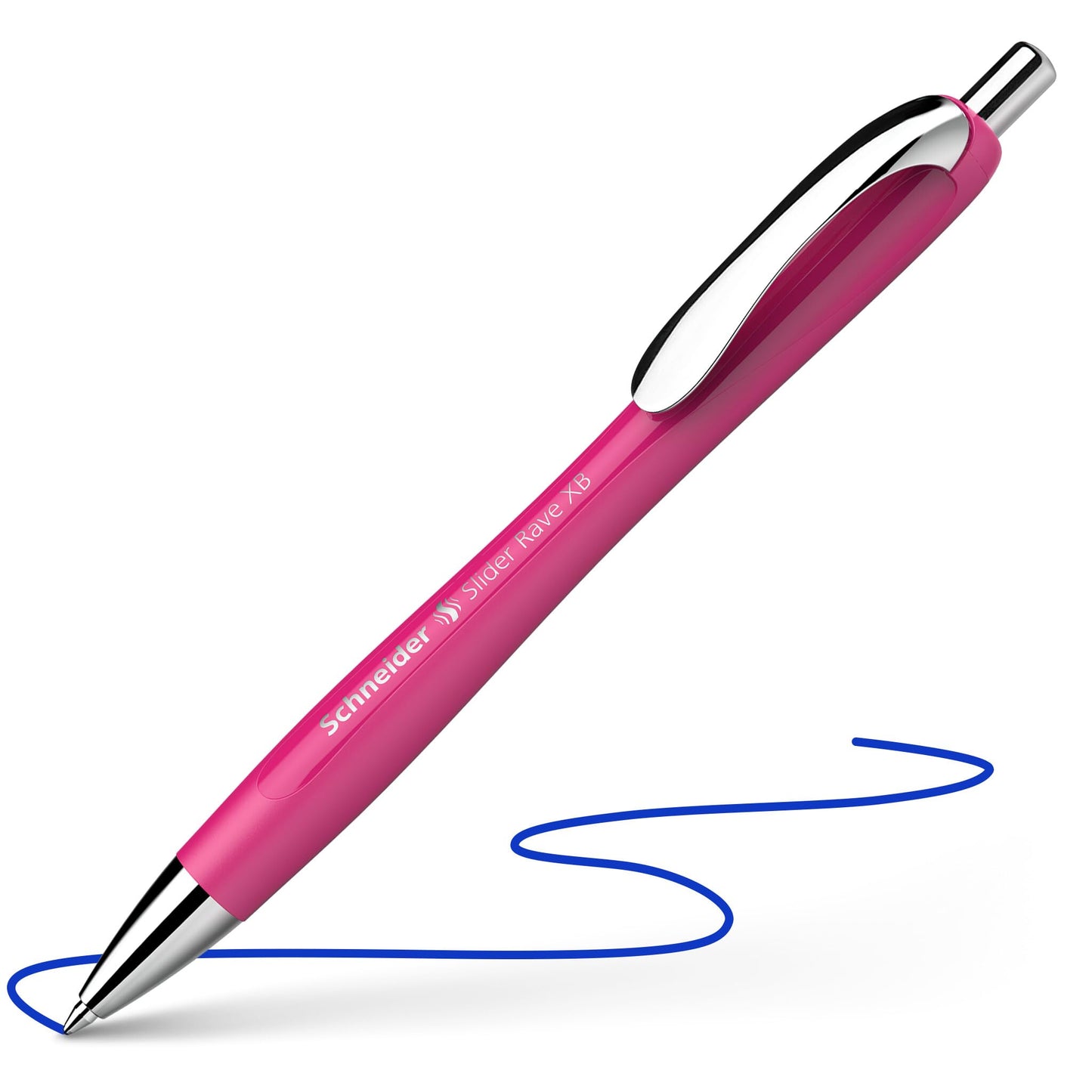 Schneider Slider Rave XB 132554 Ballpoint Pen (Limited Special Edition in Power Pink, Made in
