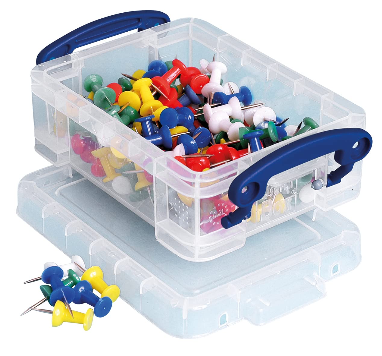 Really Useful Plastic Storage Box 0.2 Litre Clear (Pack of 10)