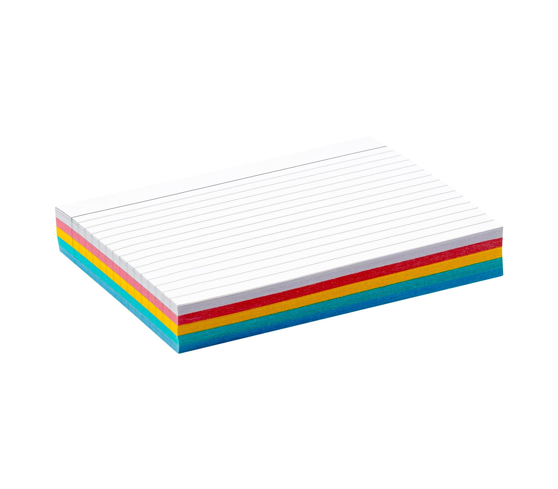 TSI Index Cards DIN A6 Pack of 100 Assorted Colours