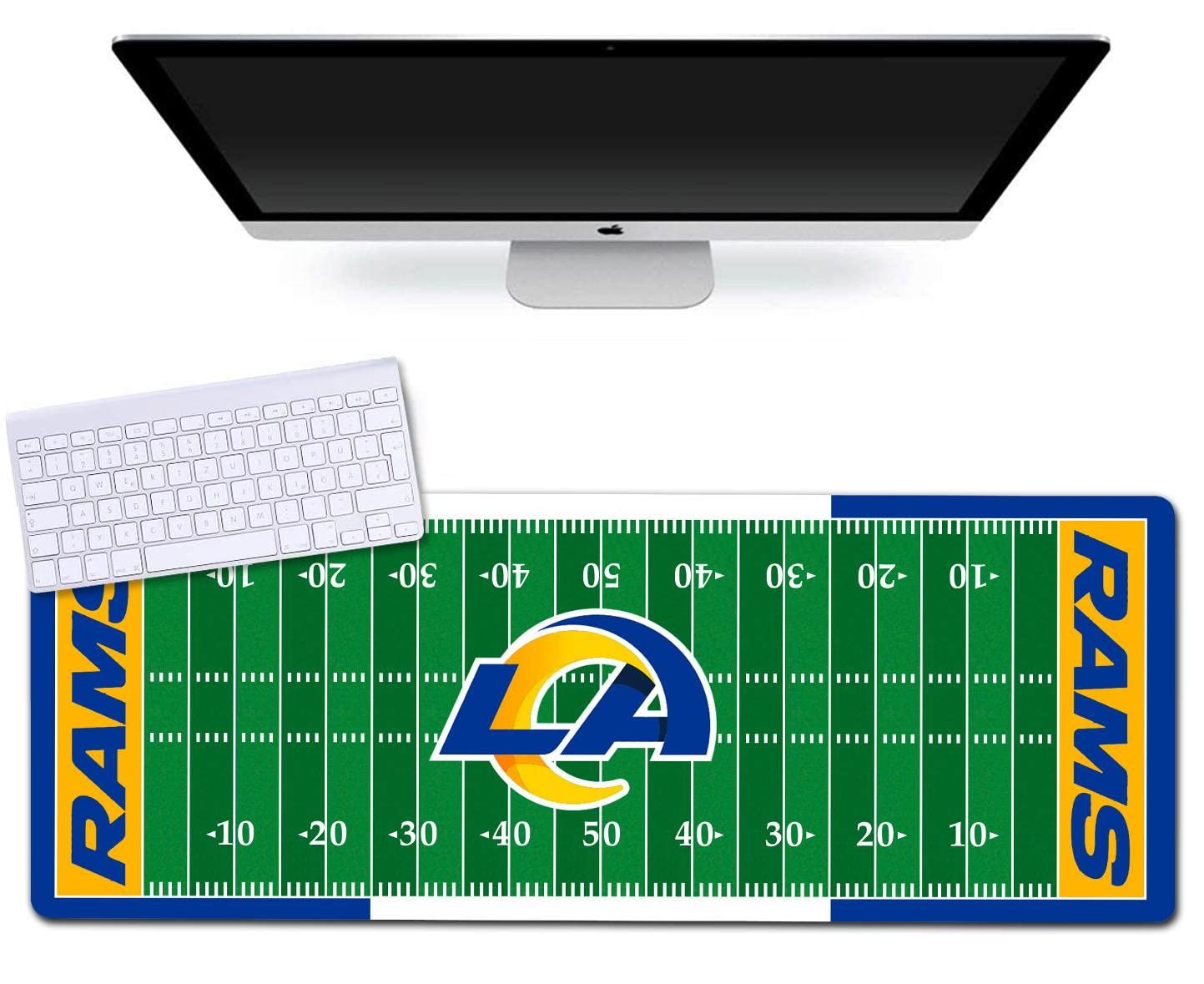 Large Gaming Mouse Pad, Mousepad with Non-Slip Rubber Base for Laptop Computer Desktop