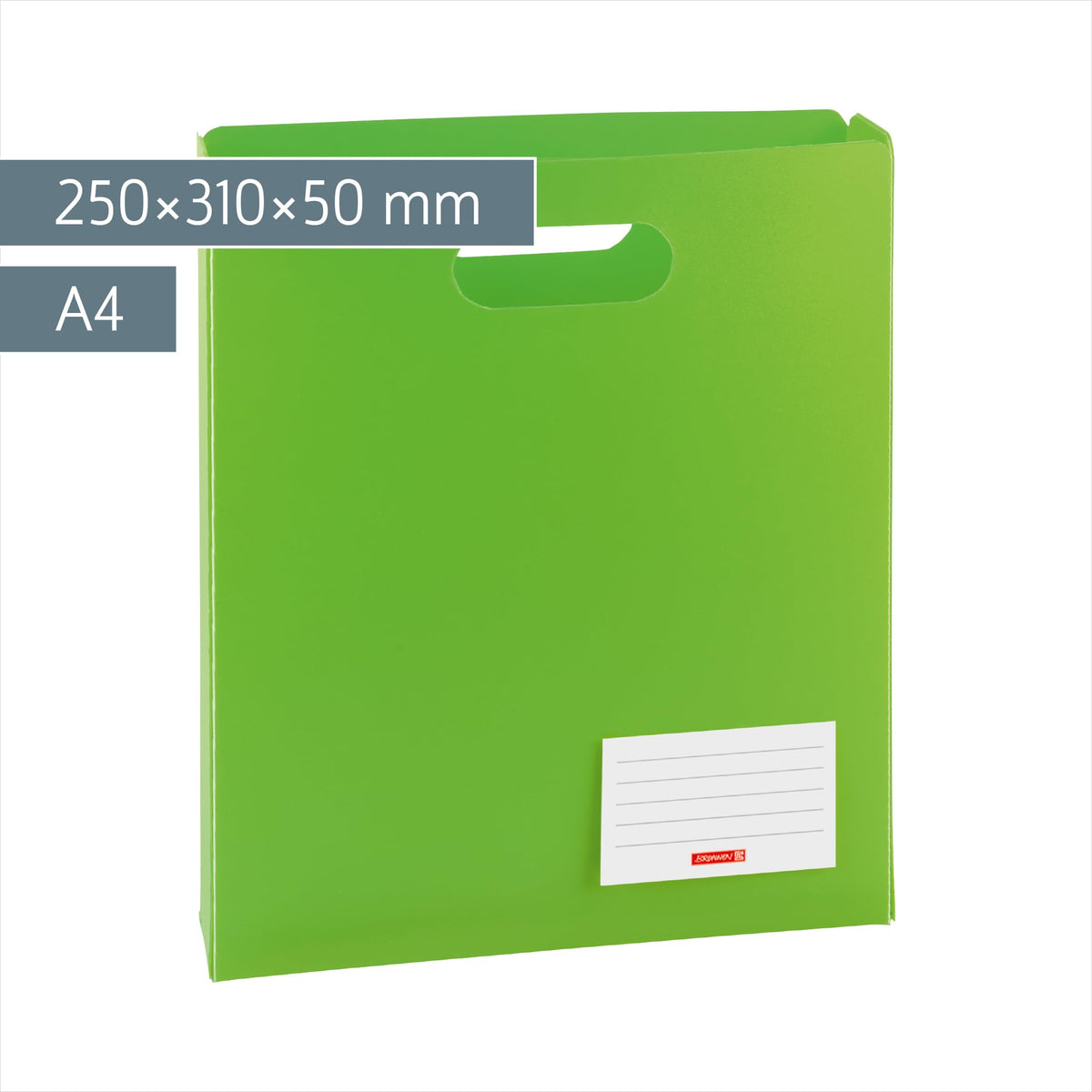 BRUNNEN Fact!pp File Box A4 Filling Height 50 mm Kiwi
