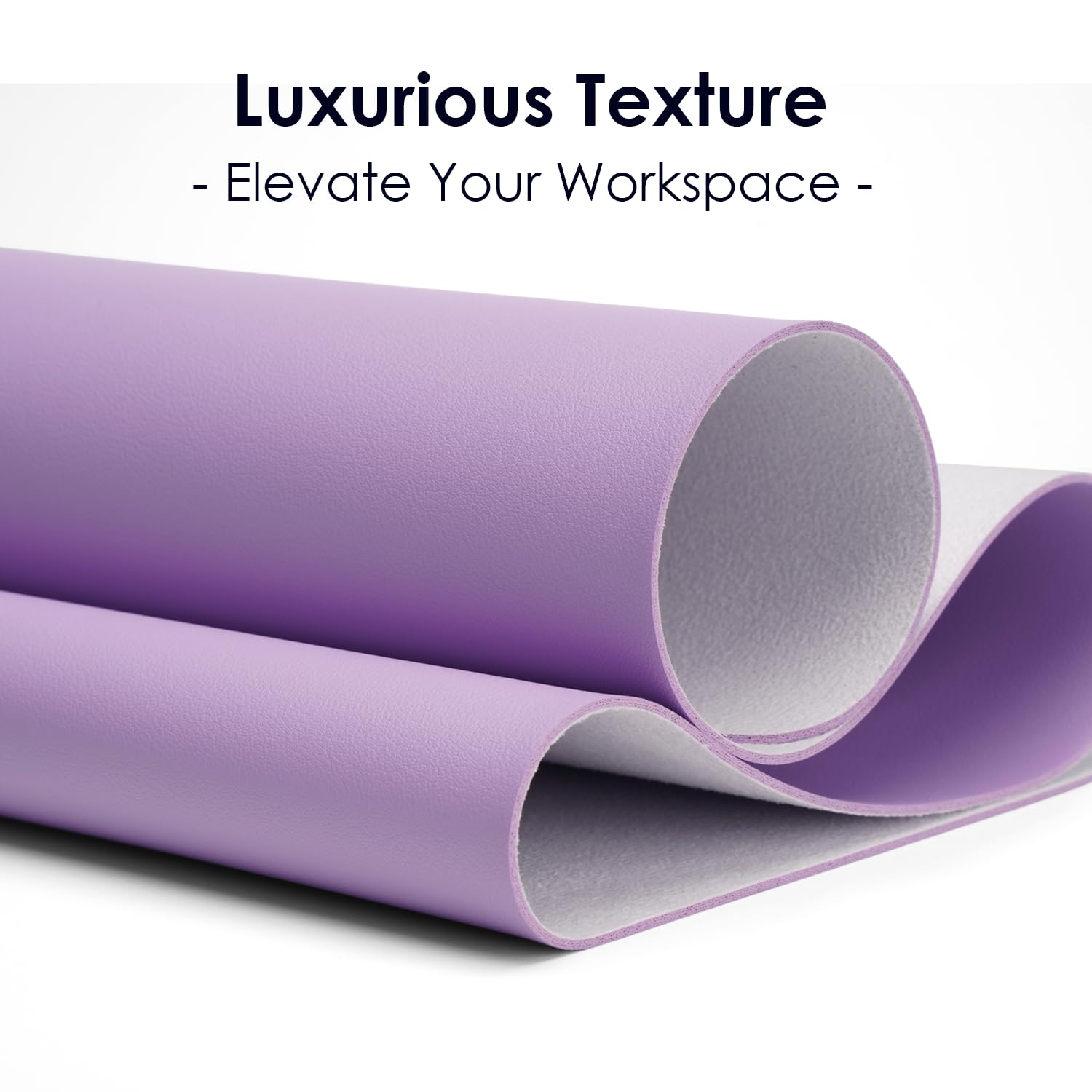 Leather Desk Pad Protector, Waterproof Mouse Pad, PU Desk Mat, Office Desk Cover, Desk Writing Mat