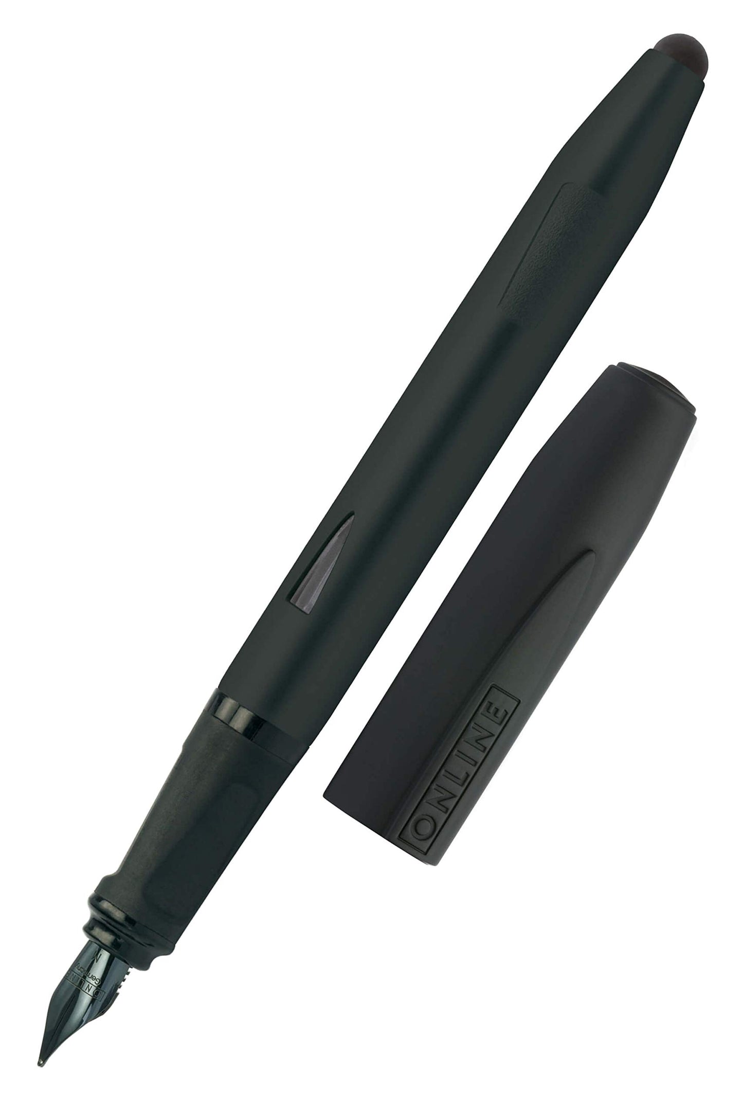 Online Fountain pen Switch Expert Black, ink cartridge fountain pen & touch pen, solid iridium nib
