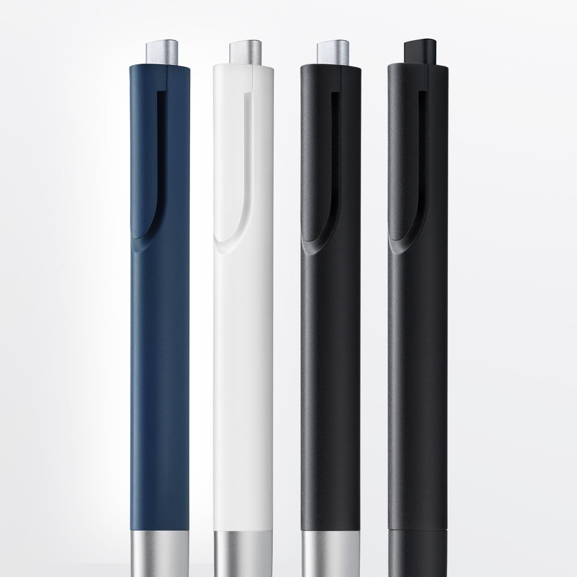 Lamy noto 283 Simple Ballpoint Pen Plastic Black/Silver with Triangular Body and Push Mechanism