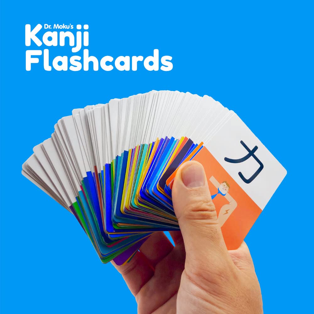 Dr. Moku's Kanji Flash Cards - Learn Japanese Kanji Characters with Mnemonic Memory Tricks - JLPT