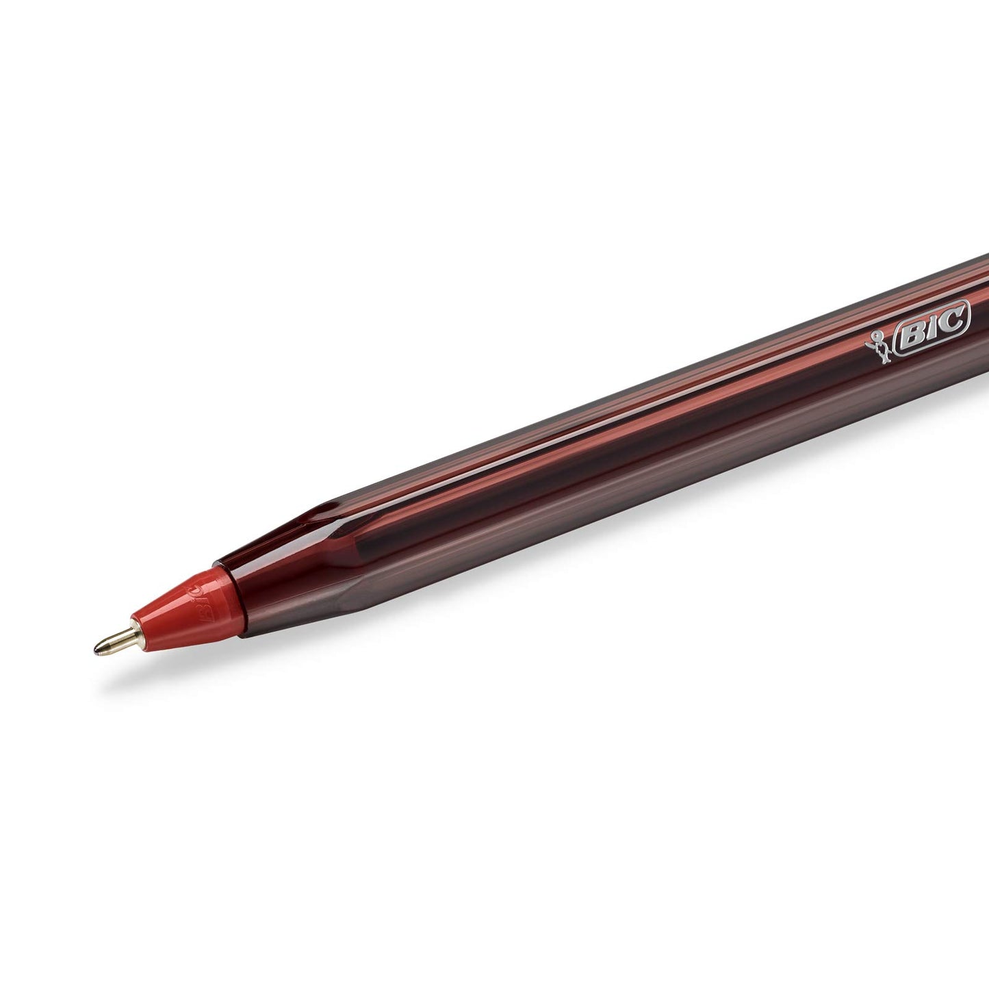 Bic Crystal Exact Fine Point Pens (0.7 mm) - Red, Box of 20
