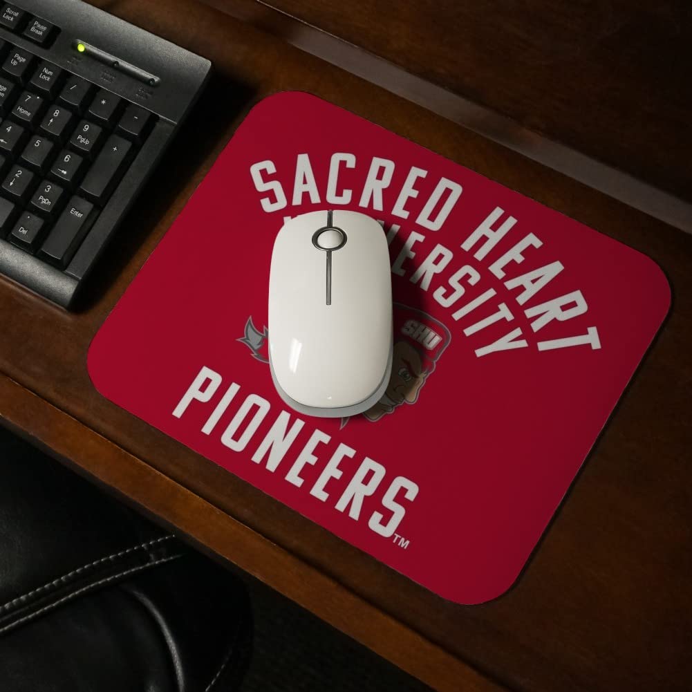 Sacred Heart University Pioneers Logo Low Profile Thin Mouse Pad Mousepad