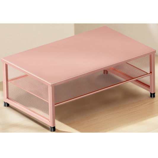 ECOLOVI 2-Tier Computer Monitor Stand Riser, Printer & Laptop Stand, Office Desk Accessories