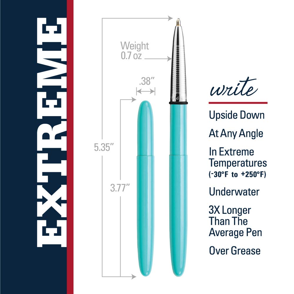 Fisher Space Pen Bullet Pen - 400 Series - Tahitian Blue - Gift Boxed
