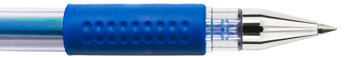 OFFICER PRODUCTS DONAU Gel Ballpoint Pens, Gel Pens, Gel Ink Colour: Blue Classic, Pack of 12, Ball