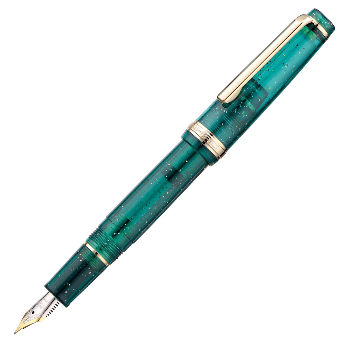 3 Jinhao 82 Fountain Pens Extra Fine Transparent Starlight with Converter