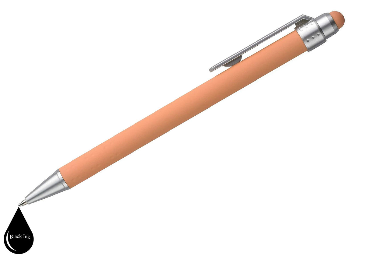 ExpressDesigns™ - Pastel Personalized Pens with Stylus - Soft Touch Design - Custom Printed Name