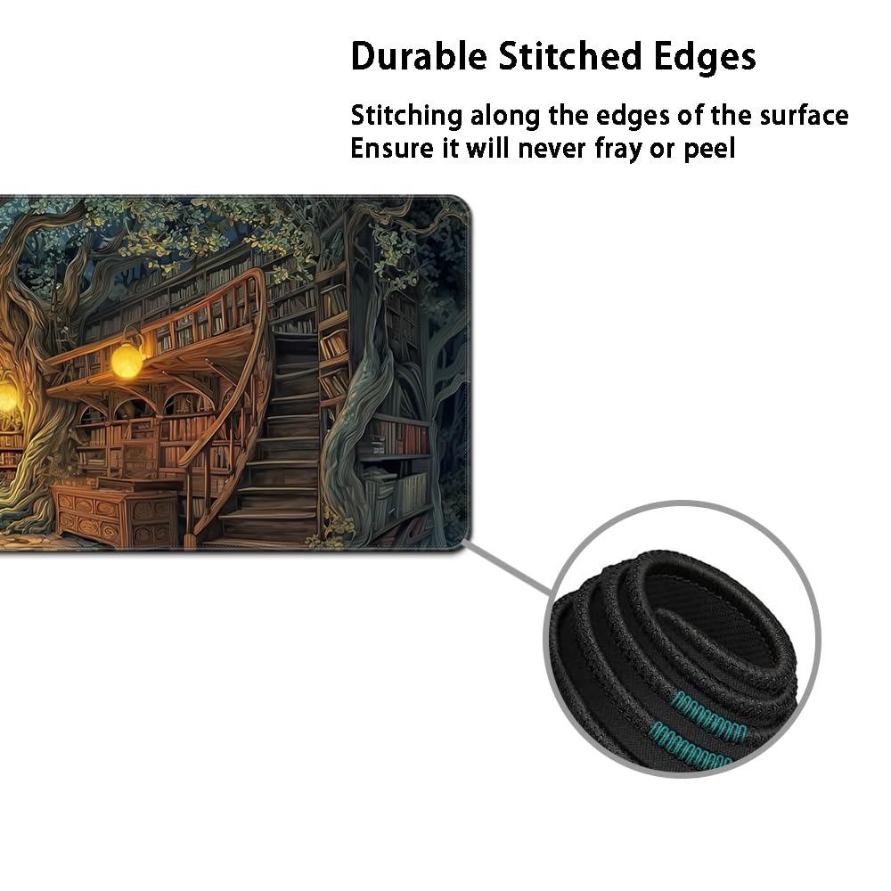 Desk Mat, Large Gaming Mouse Pad with Wrist Rest, 4 in1 XXL Mouse pad+Keyboard Wrist Rest+Mouse Pad