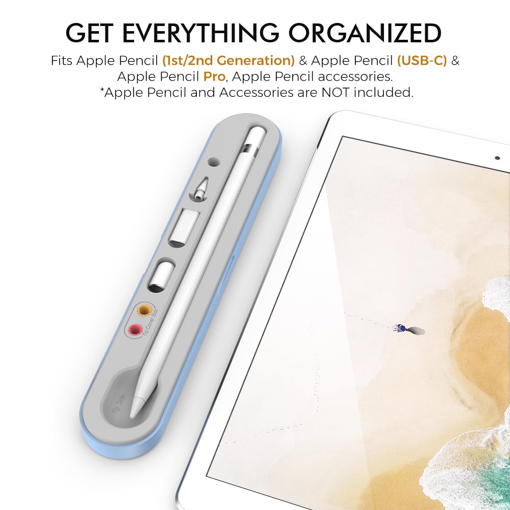 AHASTYLE Compact Carrying Case Holder for Apple Pencil Pro/(USB-C)/1st/2nd