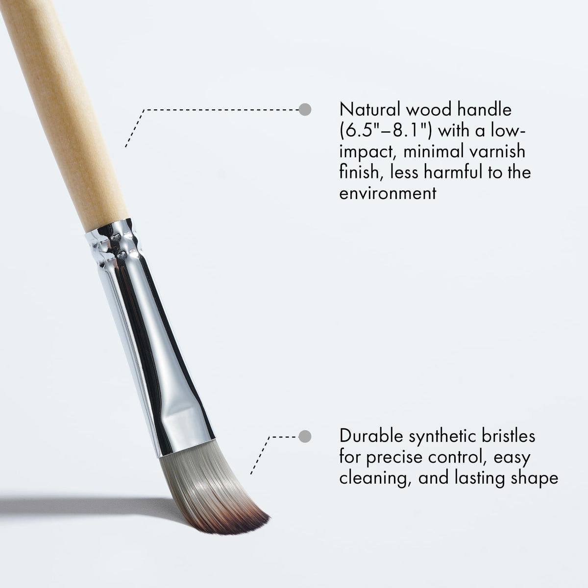 ARTIFY 25 Pieces Professional Paint Brush Set – Expert Series Synthetic Nylon Brushes for Acrylic