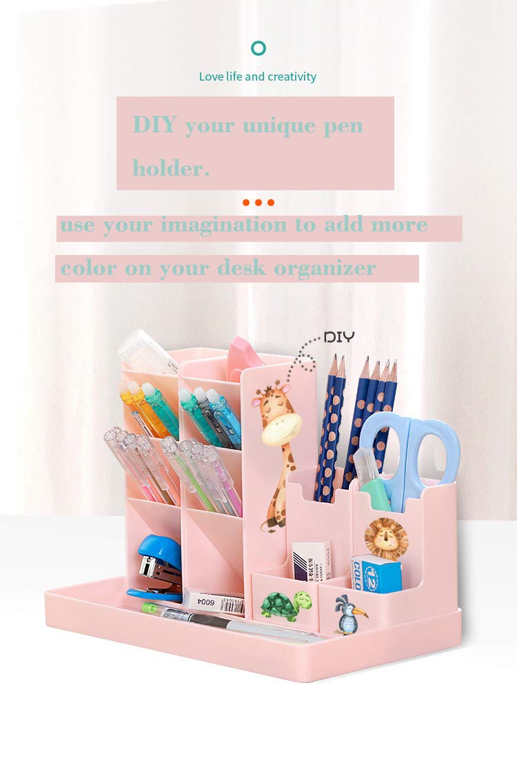Migao coffee Pen Pencil Holder for Desk, Cute Stationery Home Office School Desktop Craft Art