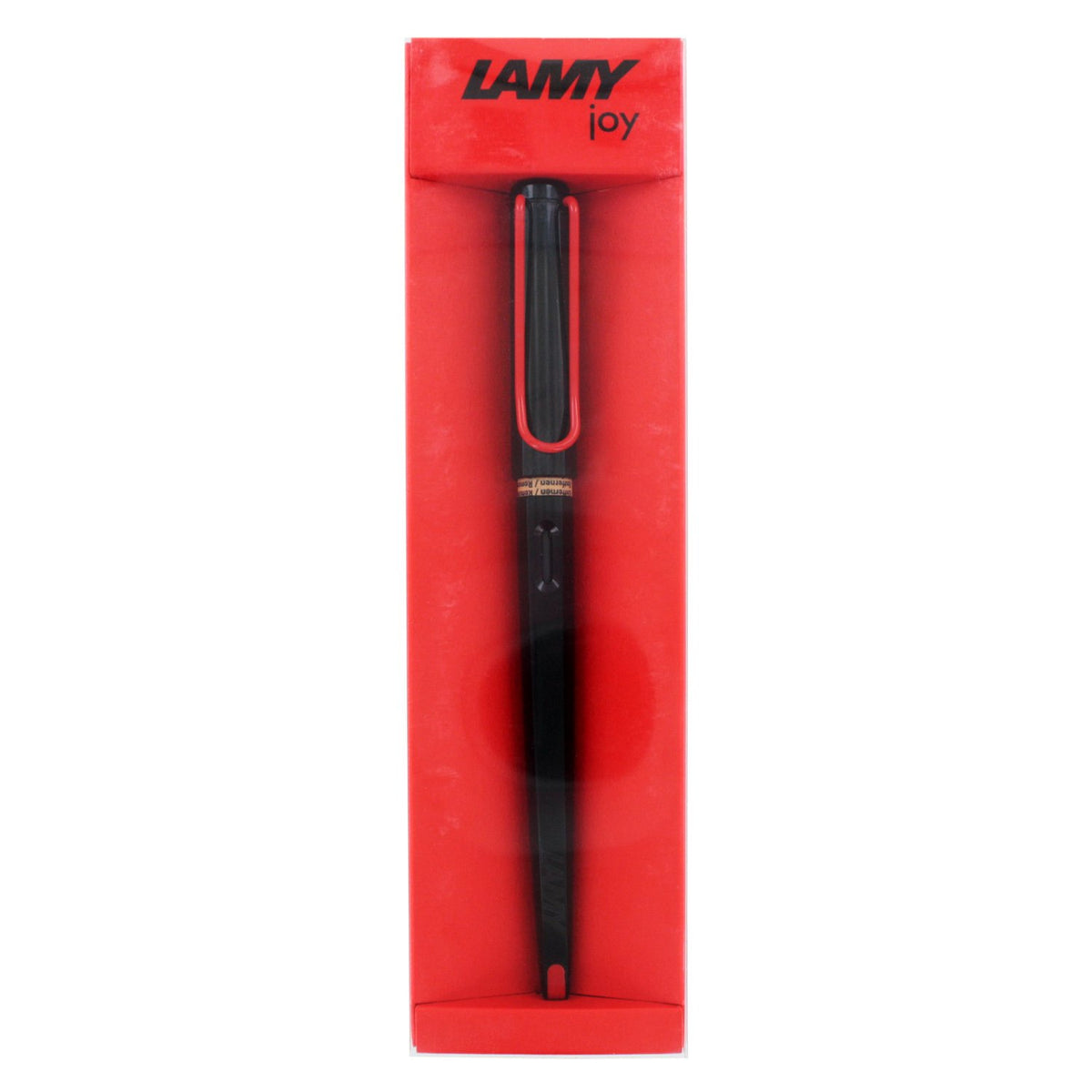 Lamy Joy L15 ABS Black with Red Trim Calligraphy Fountain Pen, 1.5mm Nib