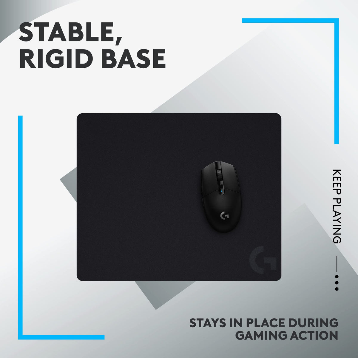 Logitech G440 Hard Gaming Mouse Pad (340x280x5) - Black