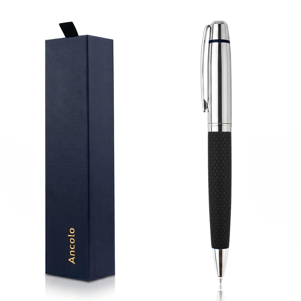 Personalized Luxury Ballpoint Pen Writing Set-Stunning Pen with PU Leather