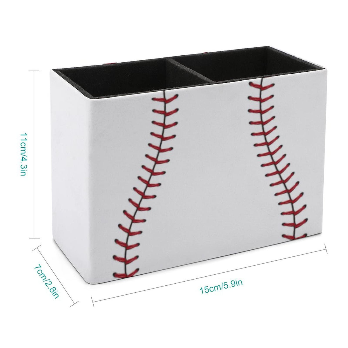 Niapessel Pencil Holder for Desk, Baseball Ball Pen Holder Storage Desktop Pen Organizer Desk