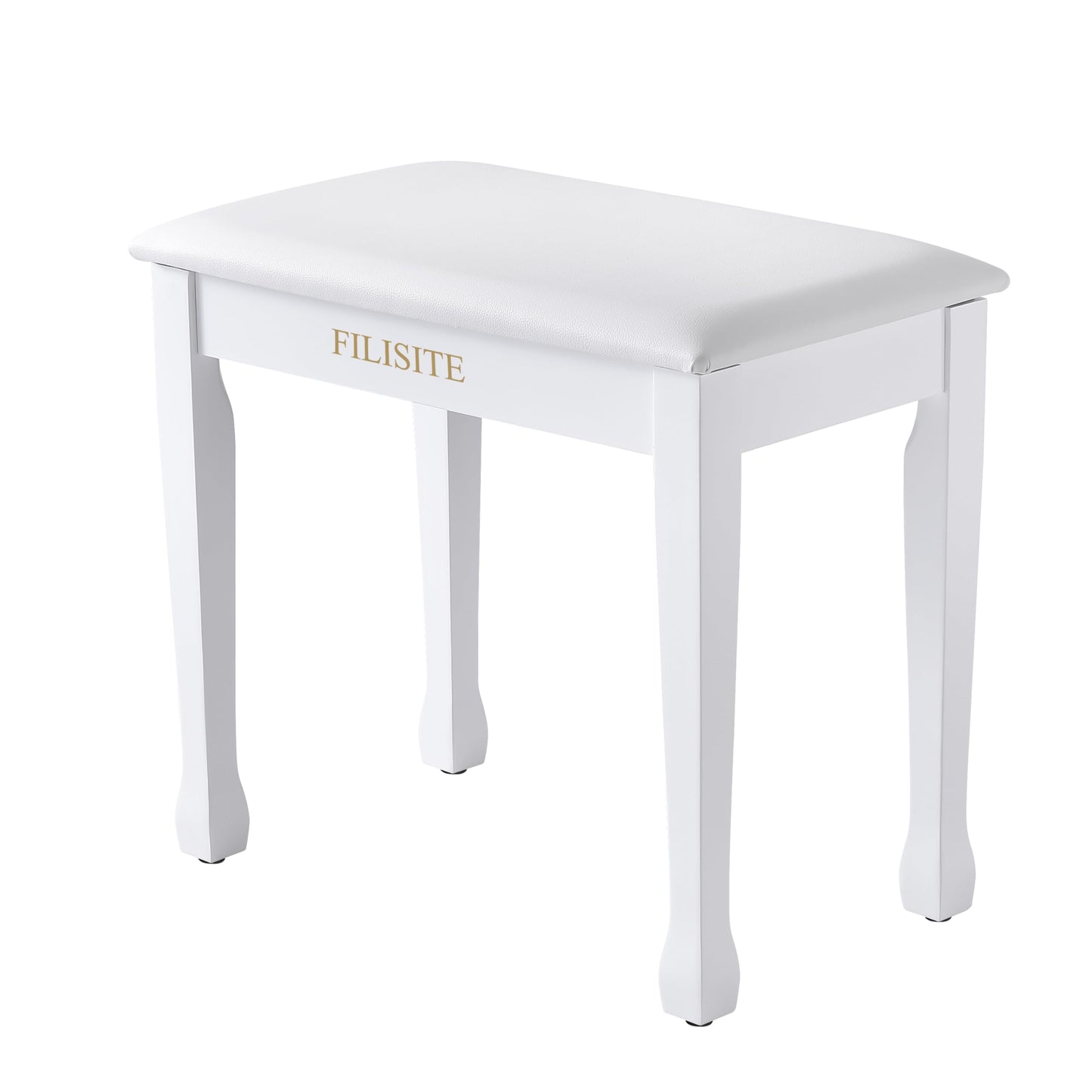 FILISITE Piano Bench with Waterproof Padded Cushion, Makeup Stools for Vanity, Bench for Living