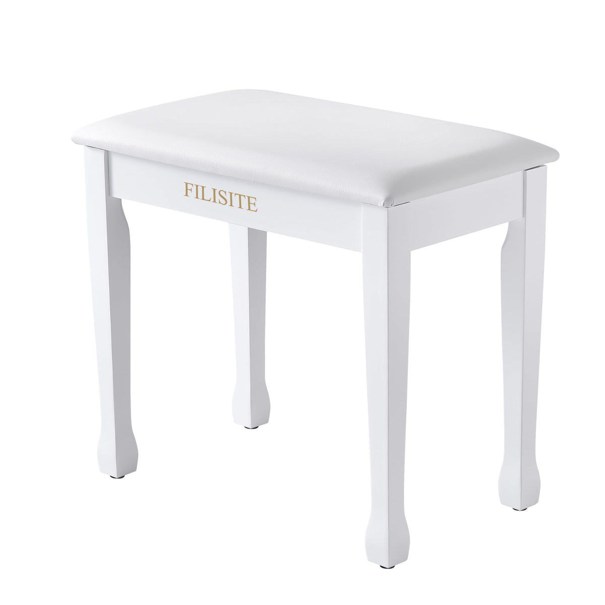 FILISITE Piano Bench with Waterproof Padded Cushion, Makeup Stools for Vanity, Bench for Living