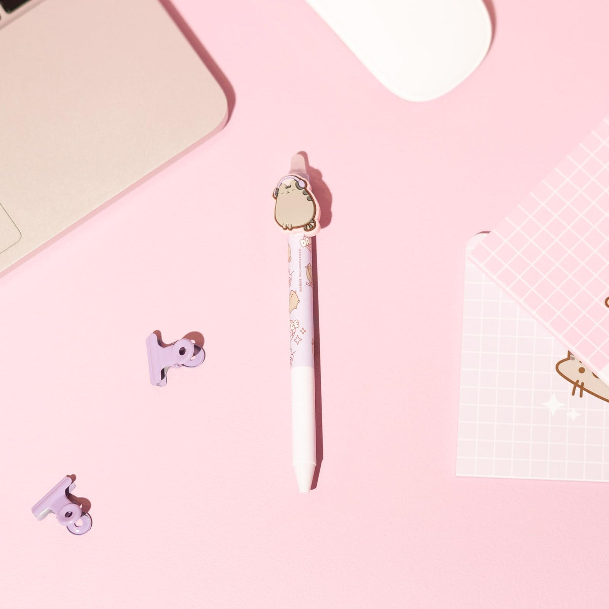 Grupo Erik Pusheen Cat Erasable Pens Blue - Stationery Supplies Gifts