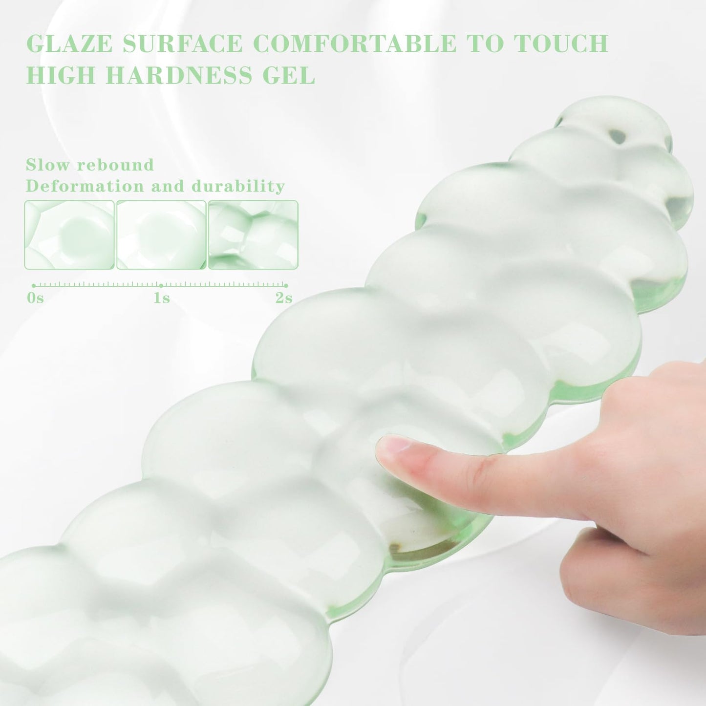 Gel Cloud Keyboard and Mouse Wrist Rest, Cute Wrist Support and Arm Support Rest for Typing Pain