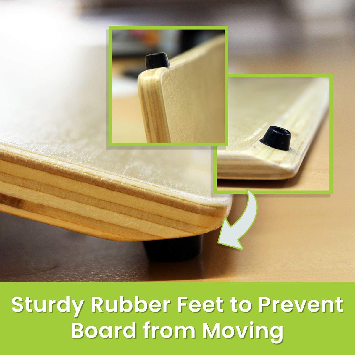 Playlearn Ergonomic Wooden Writing Slope/Slant Board - 20 Degree Optimal Angle - Extra Wide with