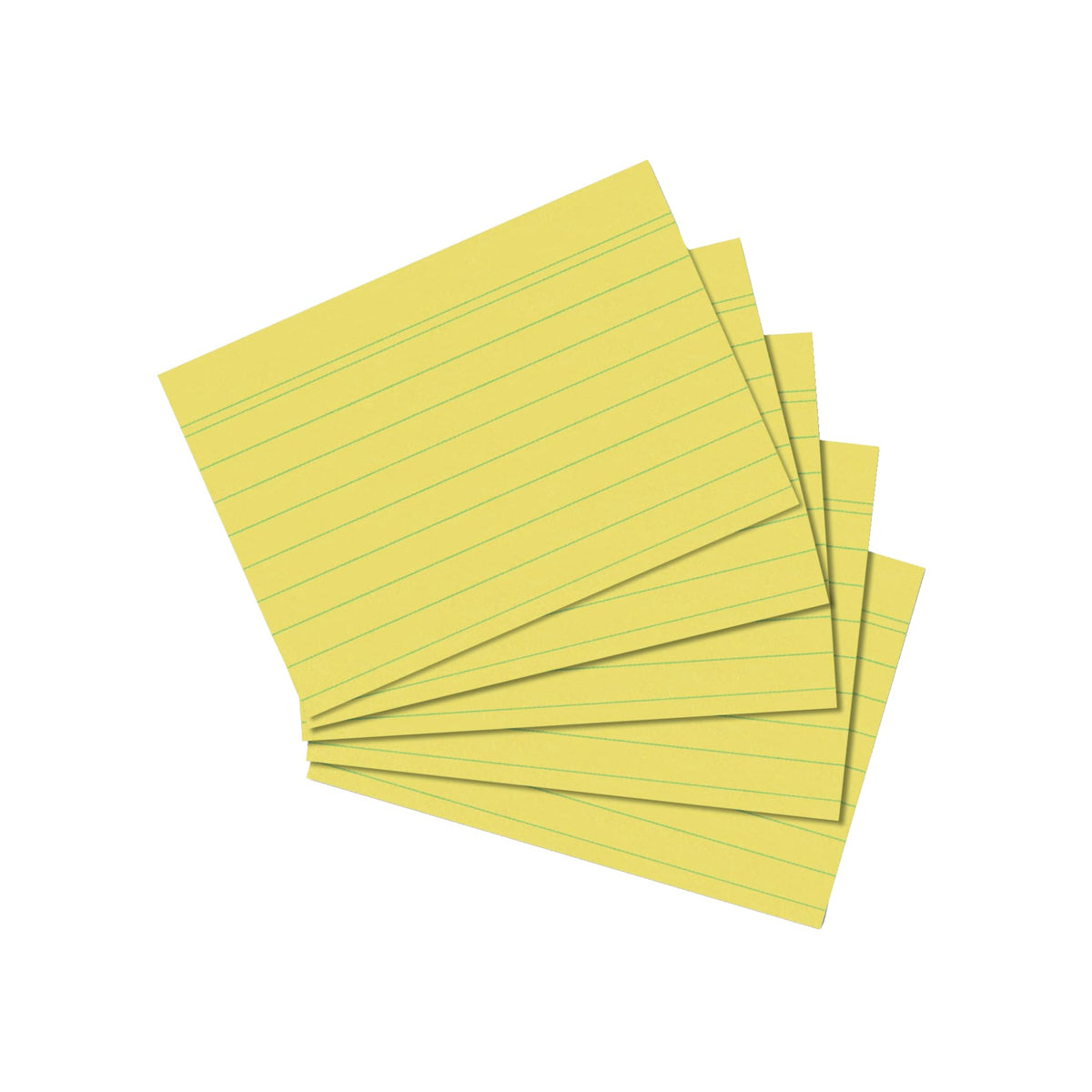 Herlitz A7 Index Cards - Yellow