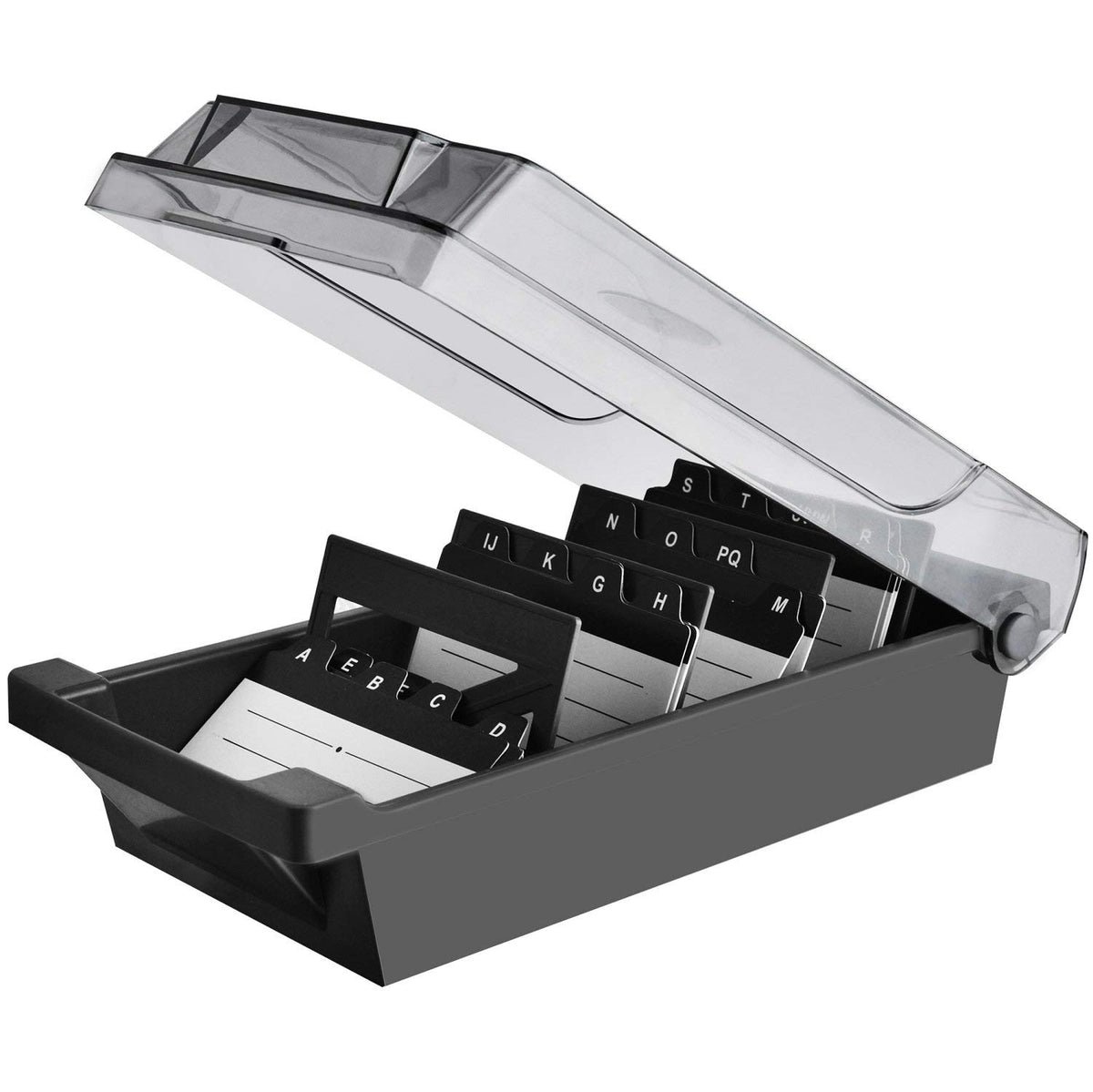 Hamosky Business Card Holder Box Business Card Box Business Card File Business Card Storage