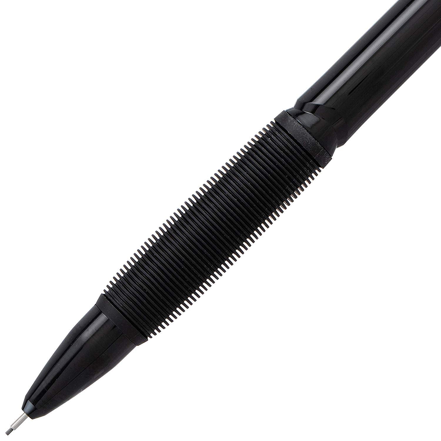 Pentel Twist-Erase GT, 0.5mm, Mechanical Pencil Transparent Black barrel, Box of 12 (QE205A)
