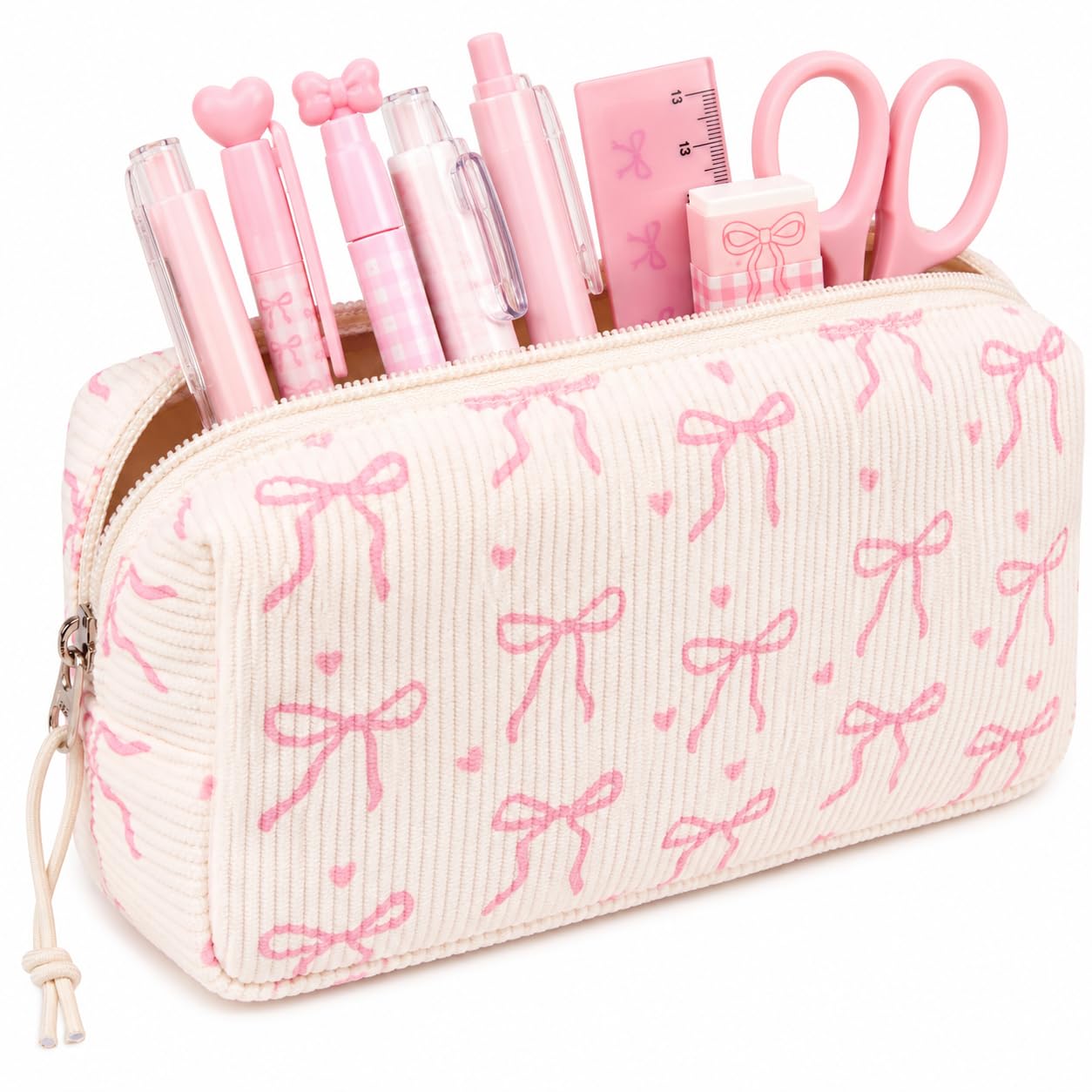 LEDAOU Cute Pencil Case for Kids Girls Boys Pencil Pouch kawaii Pen Pencil Box Bag Holder for