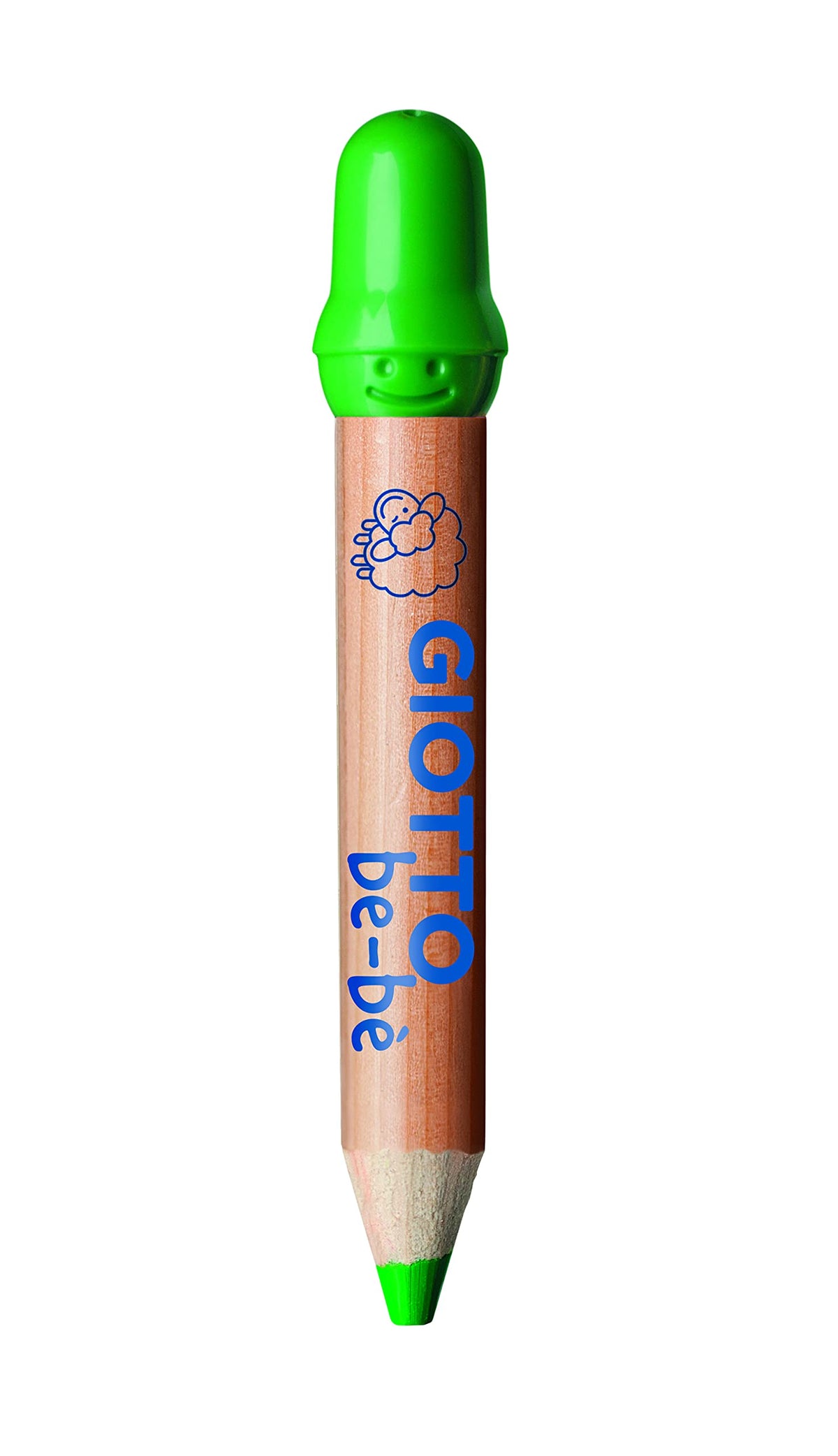 GIOTTO be-bè Large Colouring Pencils Set, 10 Assorted Colours, Super Washable, Suitable for Ages