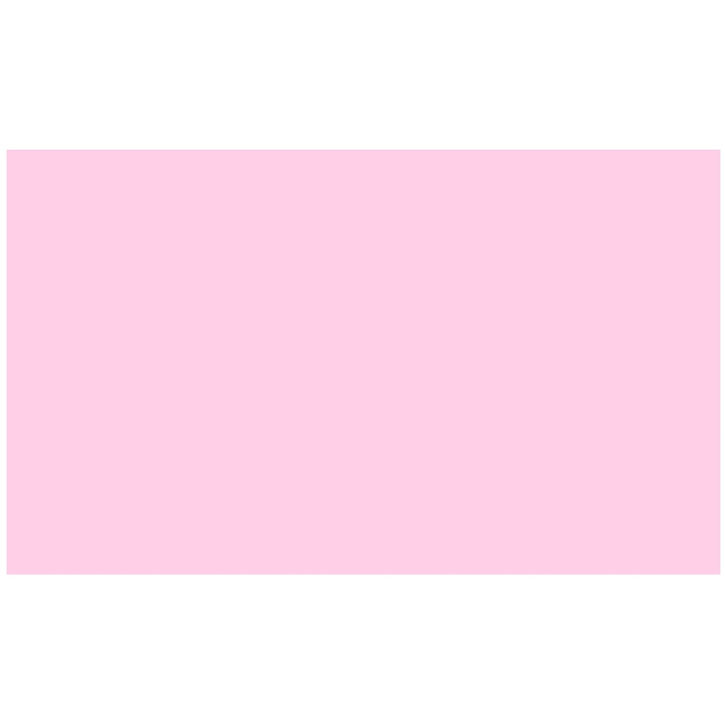 Colonial Cards: 150 Color Cardstock 3" x 5" Index Cards, Pink, Unruled