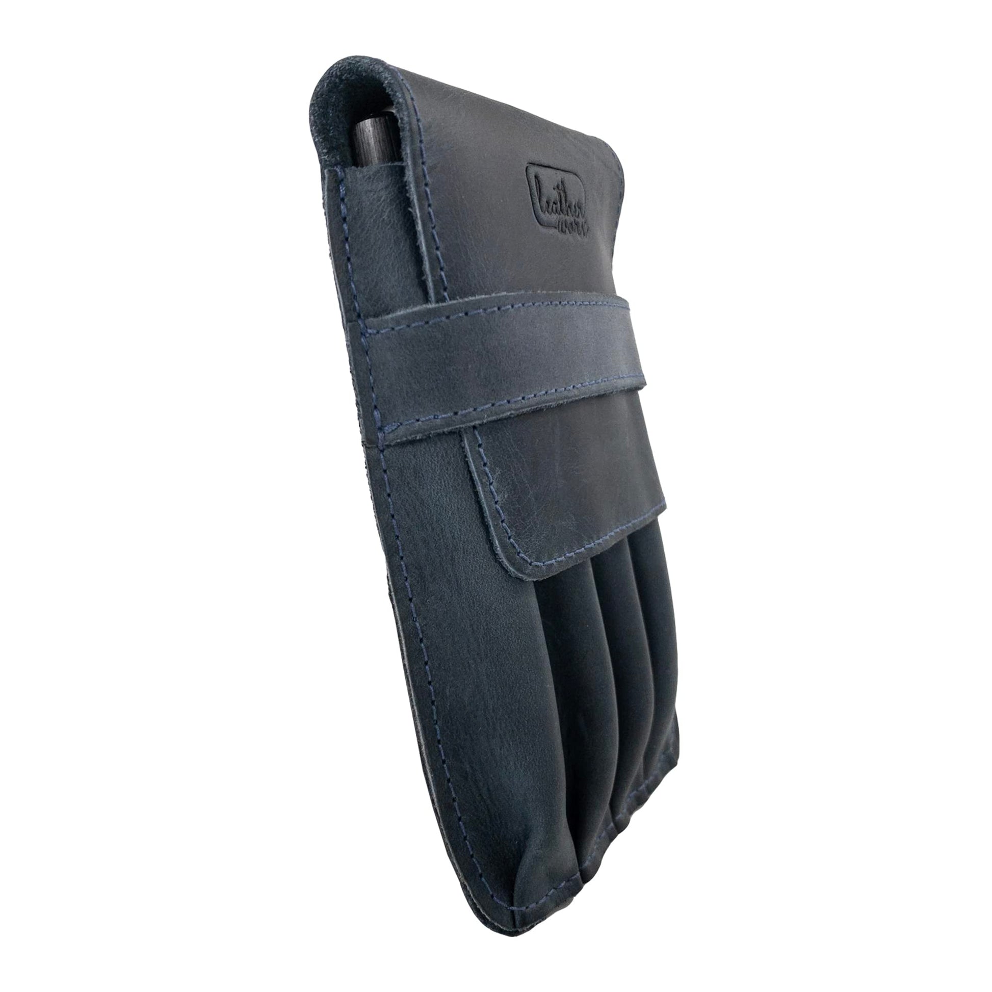 Leather Worx, Pen Holder, Pencil Case, Minimalist Style Holder, Classic Storage, Full Grain