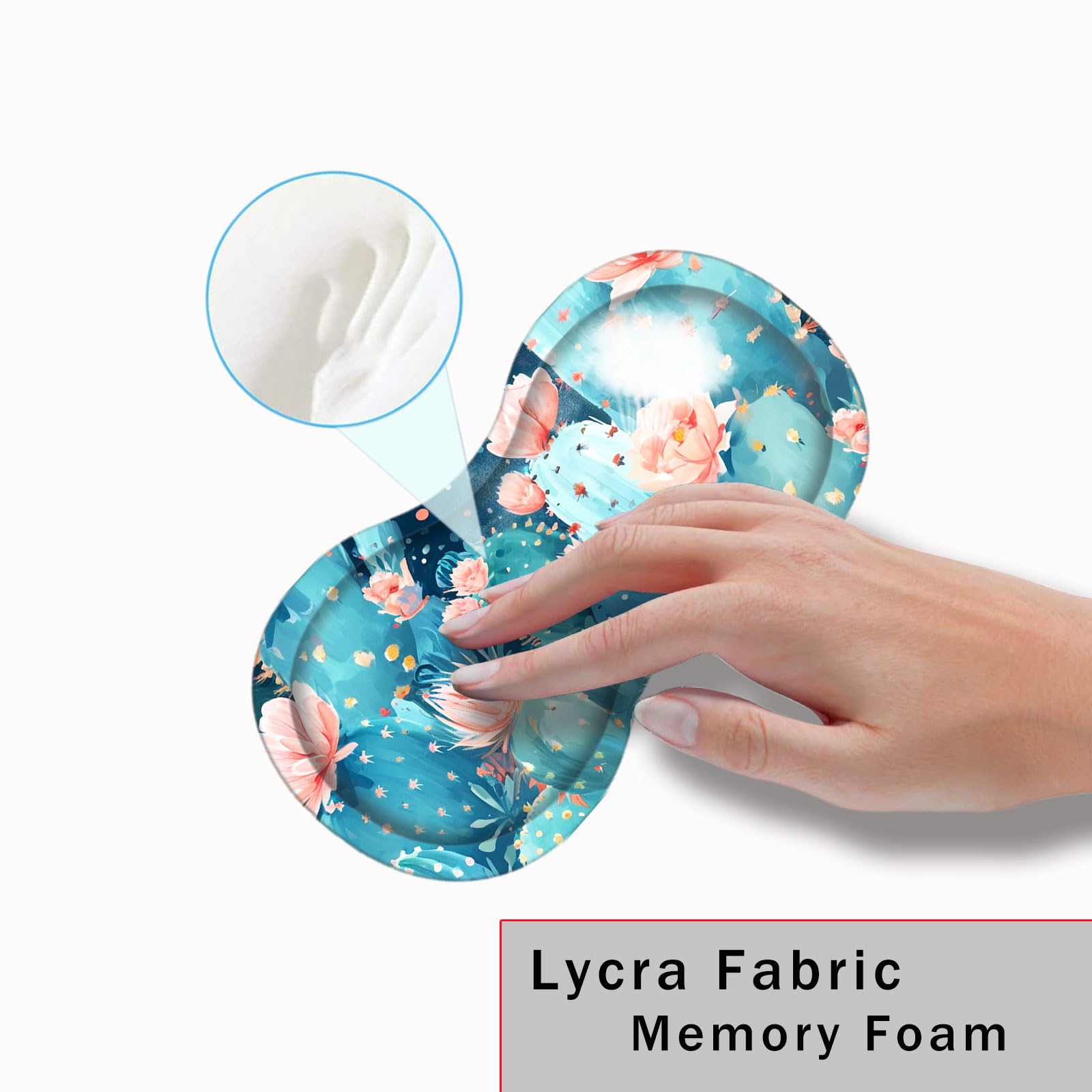 CICPLKSE Mouse Pad with Wrist Support + Desk Mat + Coaster 3 in 1 Set, XL Large Gaming Mousepad