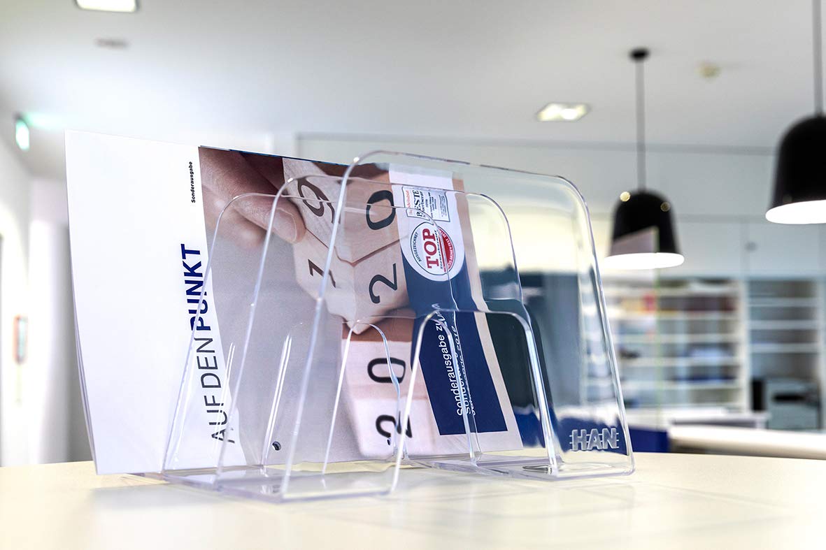 HAN 16200-12, Catalogue Rack SORTER. Stylish Design icon in high-Gloss White