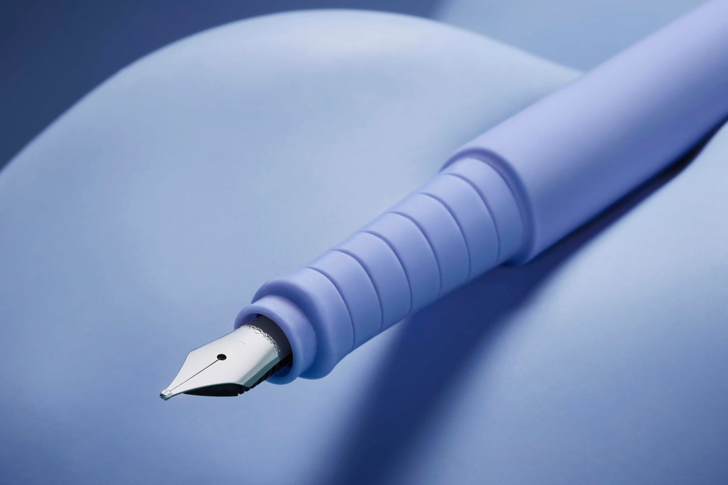 Faber-Castell Poly Pen Fountain and Ballpoint Pen Gift Set – Pale Iris: Fountain Pen Set with Broad