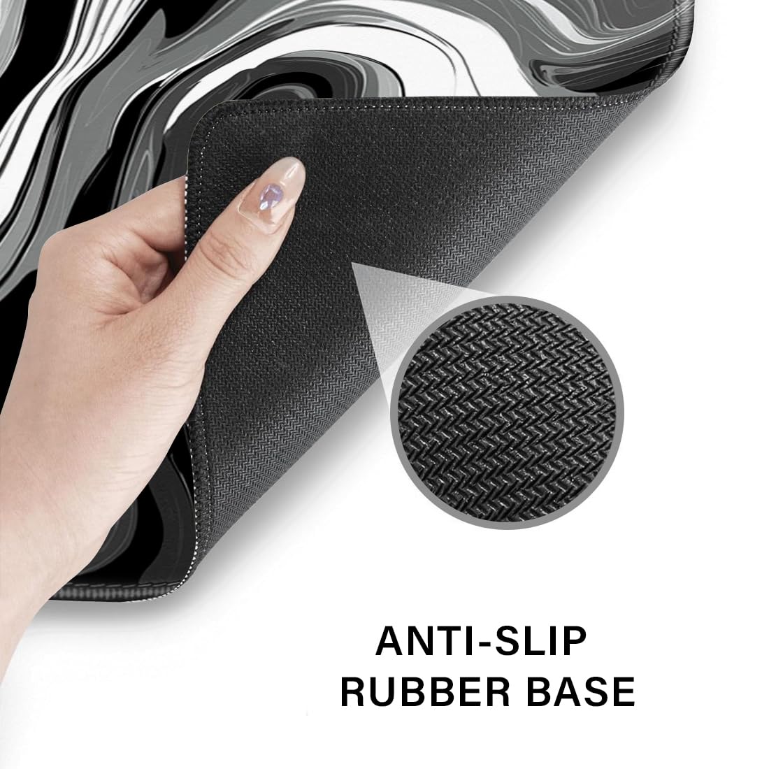 Desk Pad and Keyboard Wrist Rest, Large Mouse Pad + Keyboard Pad+Mouse Wrist Support, Non-Slip Desk