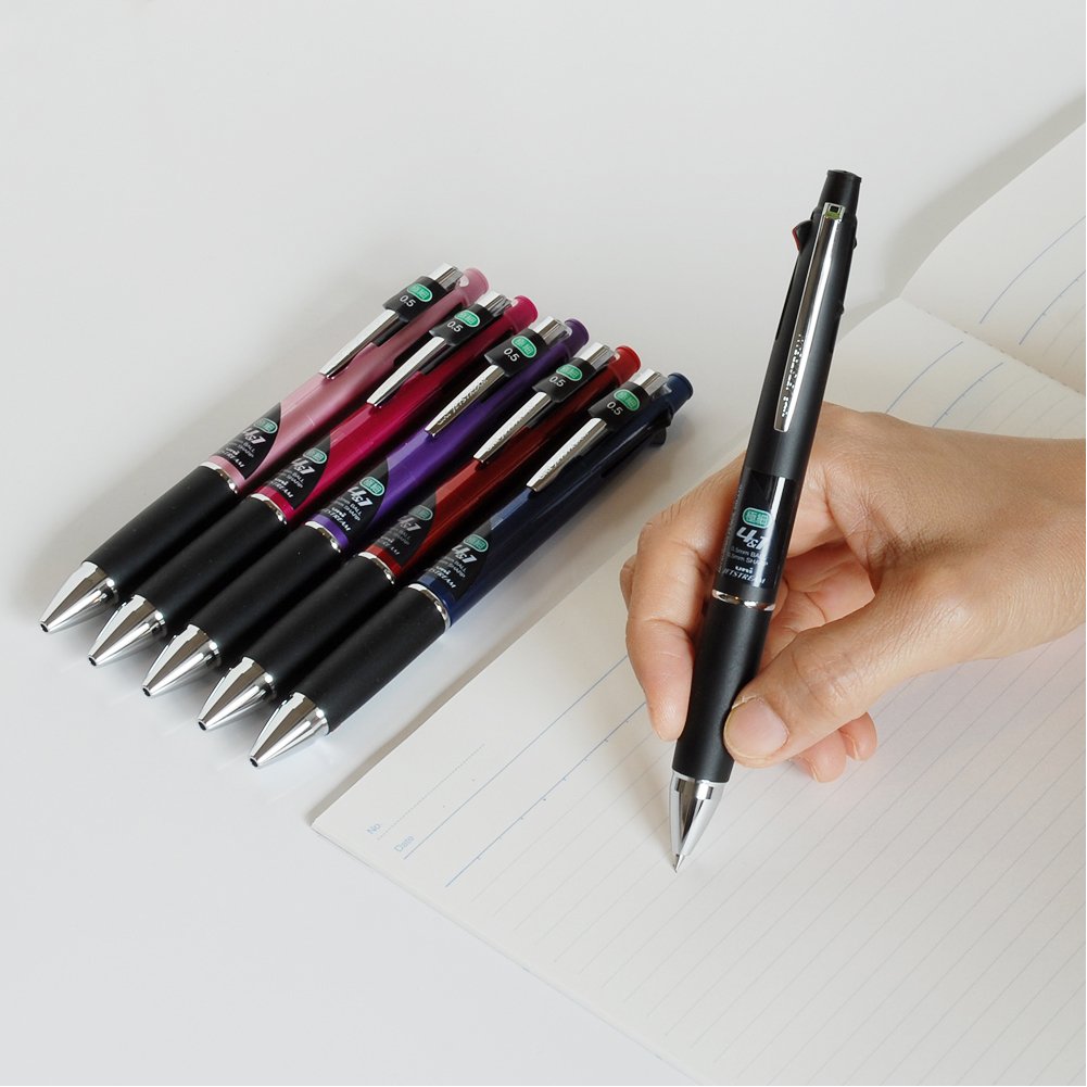 Uni Jetstream 0.5 mm Ballpoint Multi Pen and 0.5 mm Pencil, Purple Body (MSXE510005.11)