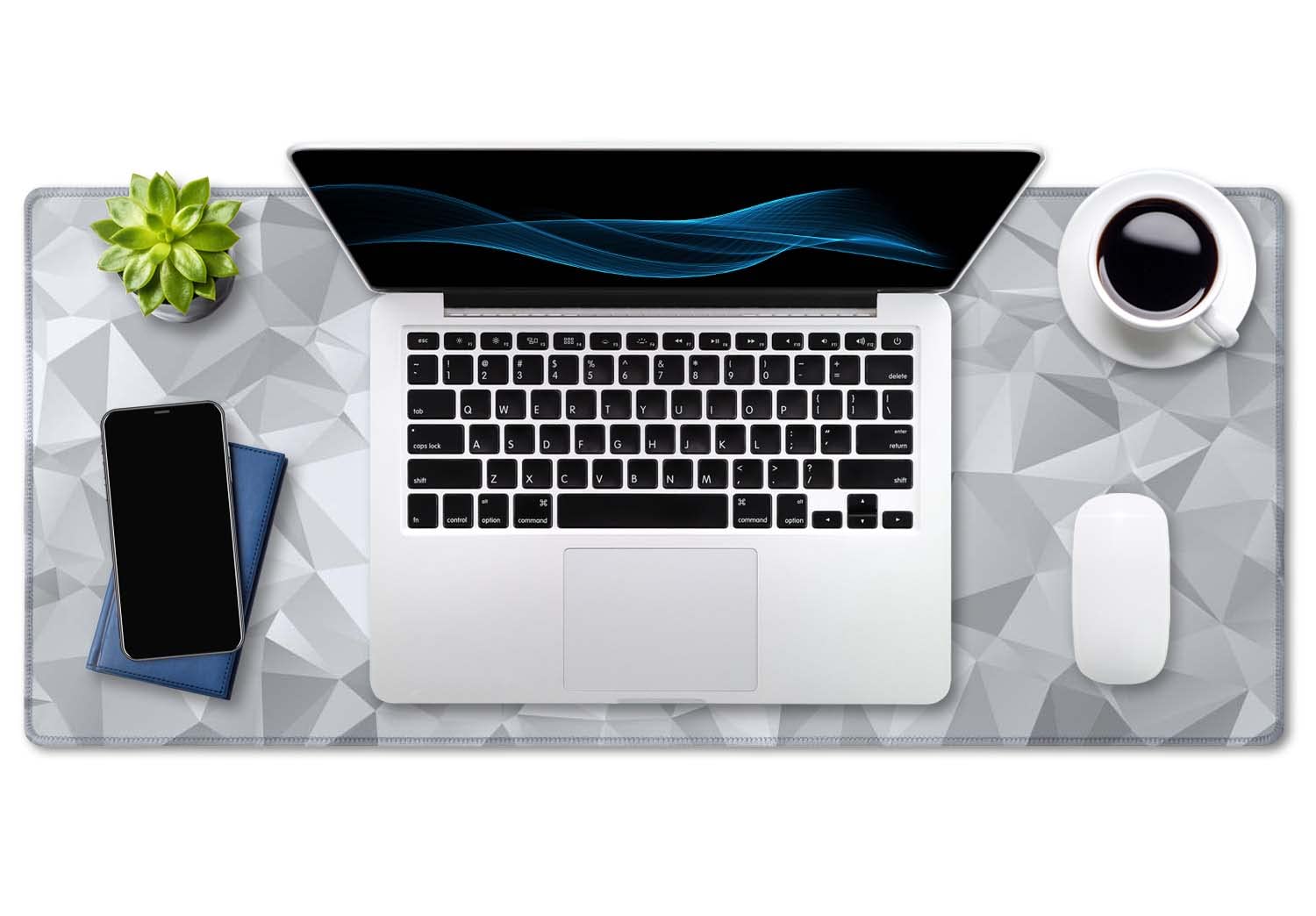 SSOIU Large Mouse Pad, Full Desk XXL Extended Gaming Mouse Pad 35.5" X 15.7", Waterproof Desk Mat