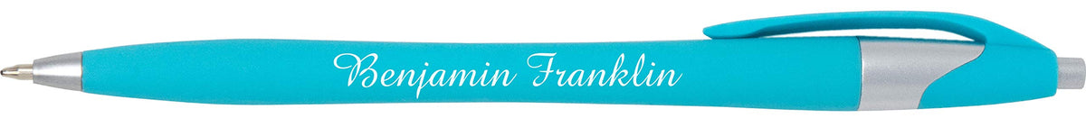 ExpressDesigns™ - Custom Colored Ink Pens Soft-touch | Neon Ink Colors | Personalized Imprinted