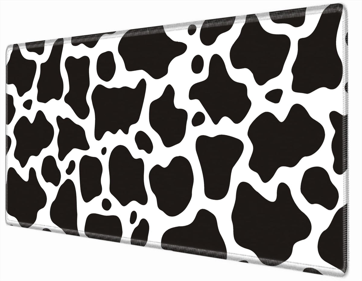 Large Mouse Pad 36 x 24 Desk Mat Gaming Mousepad Cow Print Oversized Desk Pad Huge Giant 4XL