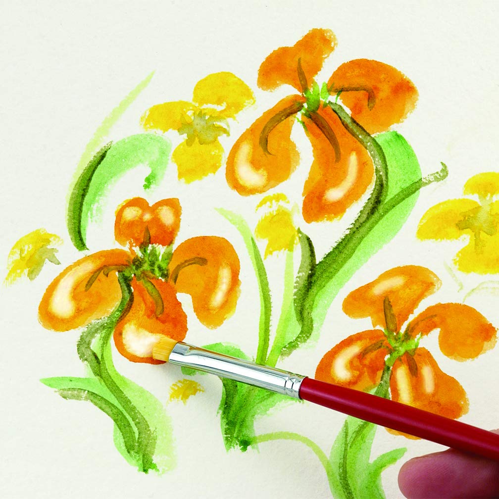Creative Mark Scrubber Watercolor Brushes - Professional Watercolor Brushes for Scrubbing