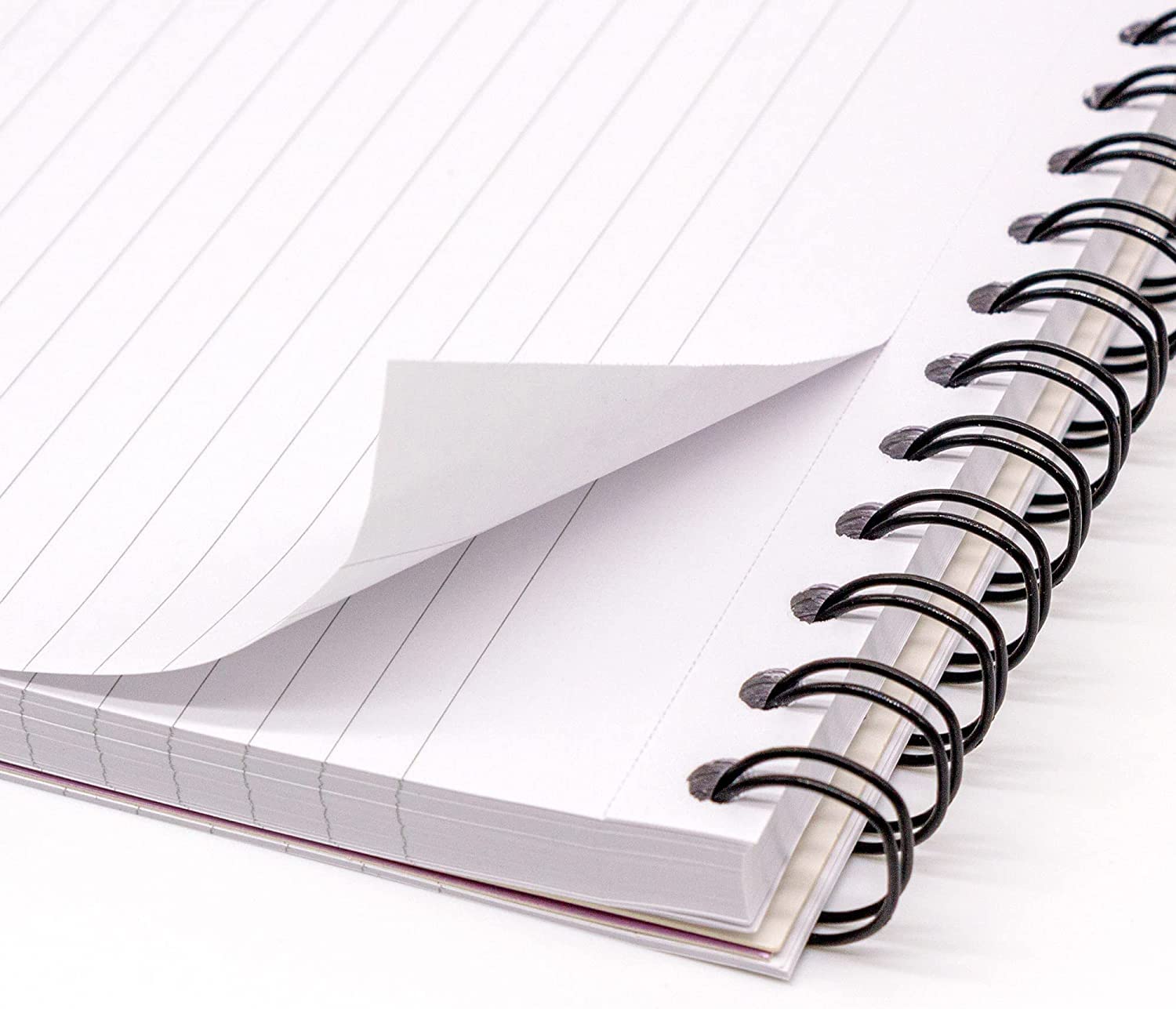 Pukka Pad, Shortie Writing Pad 3-Pack – 23.5 x 17.8cm – Wire Head-Bound Notebook with 8mm Lines on