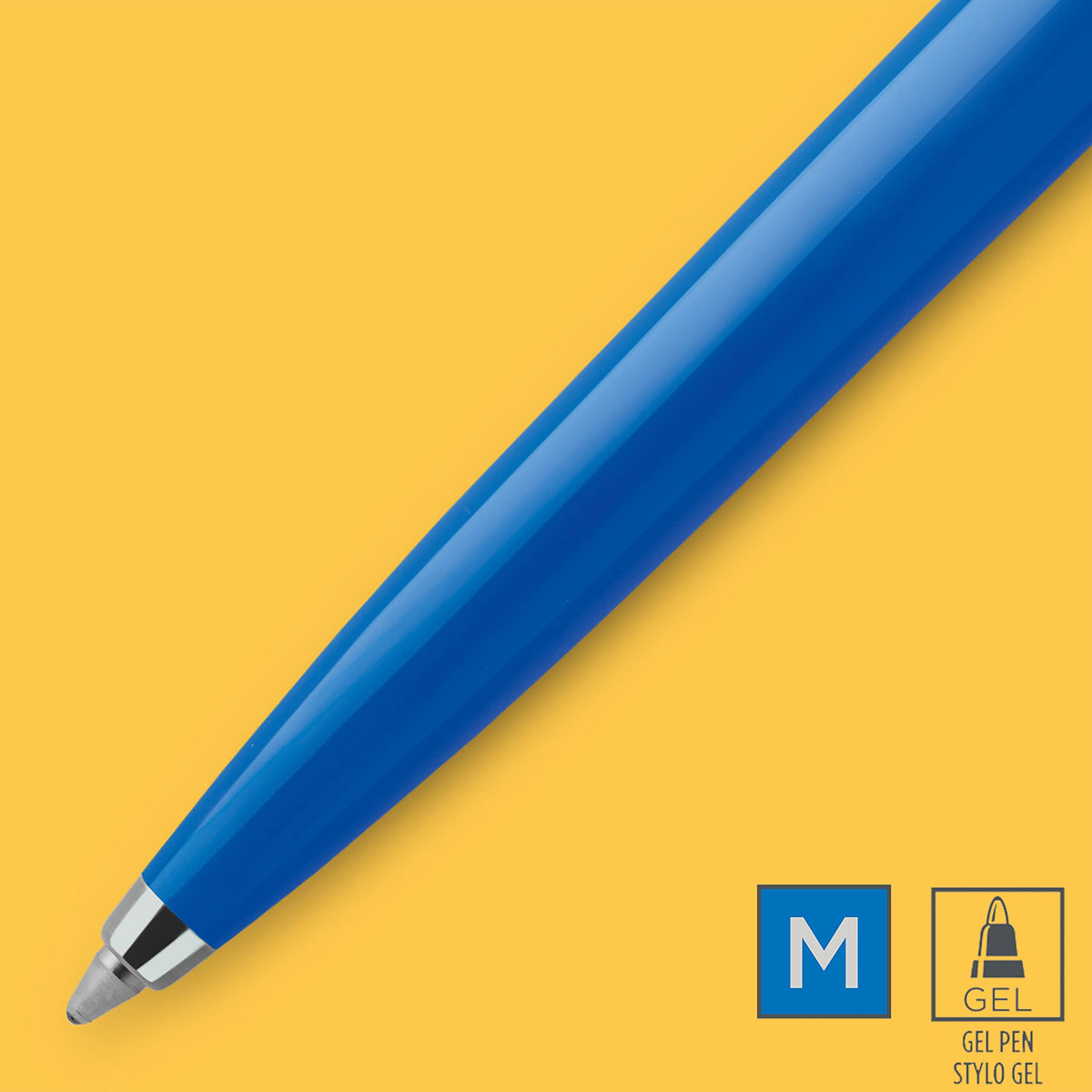 Parker Jotter Originals Gel Pen |'90s Retro Blue Finish | Medium Point (0.7 mm) | Blue Ink | 1 Count