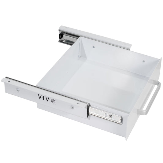 VIVO White 13 x 9 inch Under Desk Storage Drawer, DESK-DR1H-W