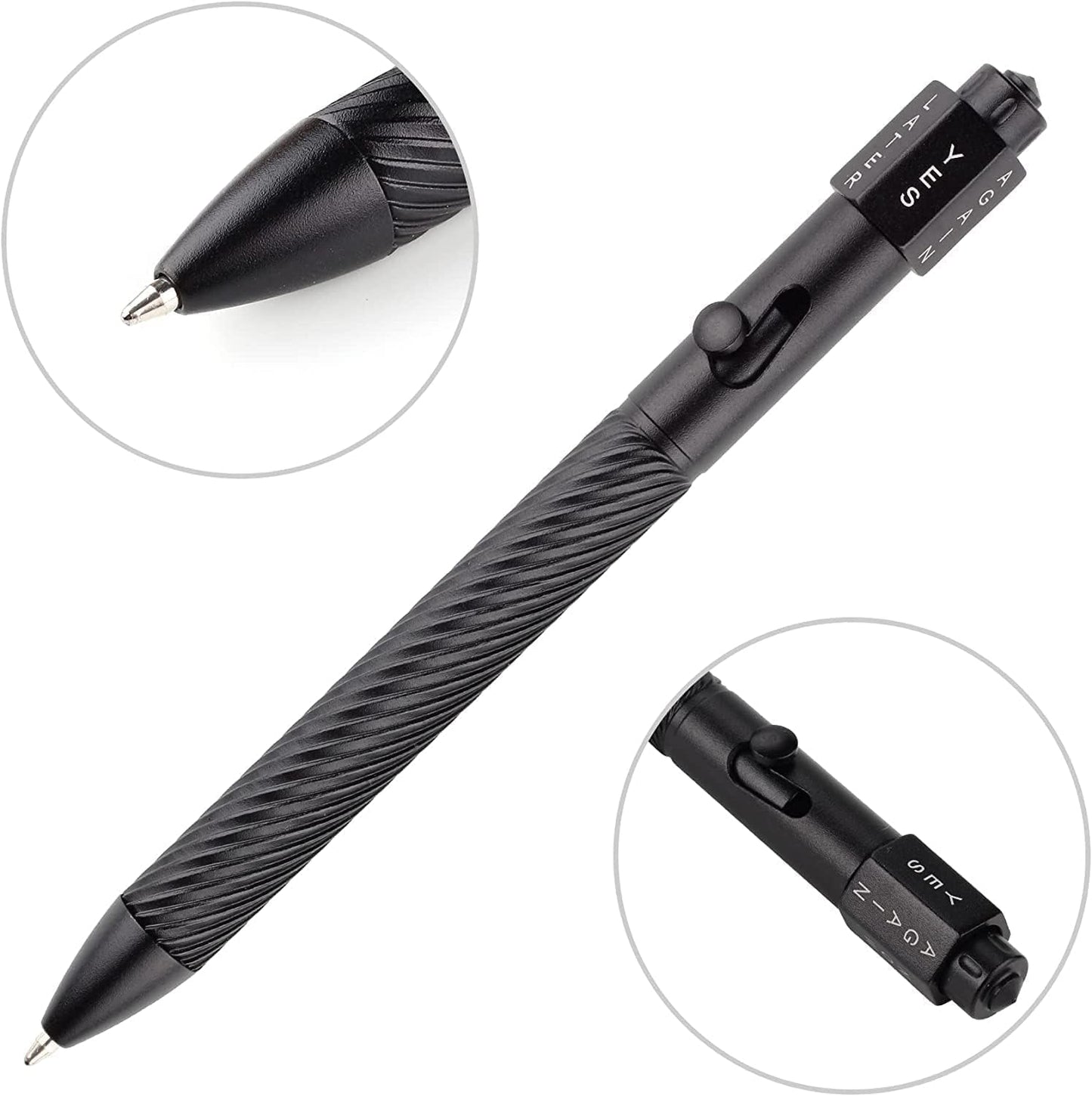 SMOOTHERPRO Fidget Bolt Action Pen, Decision Maker, Compatible with G2